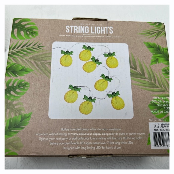 Urban Shop Novelty‎ Decorative Pineapple LED String Lights NIB - Picture 4 of 8